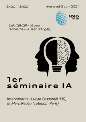 Affiche 1er séminaire IA