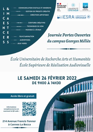 Affiche JPO MELIES MISE À JOUR