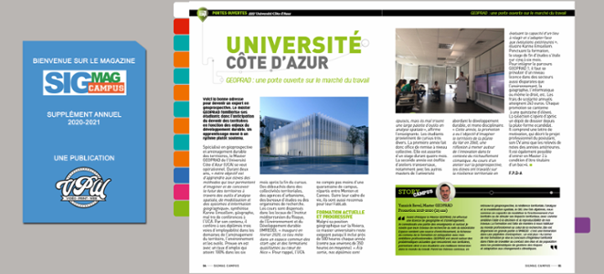 GEOPRAD, une formation unique