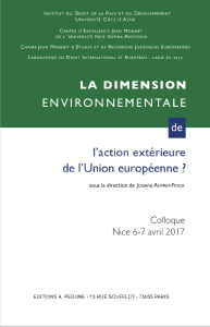 Colloque UE environnement