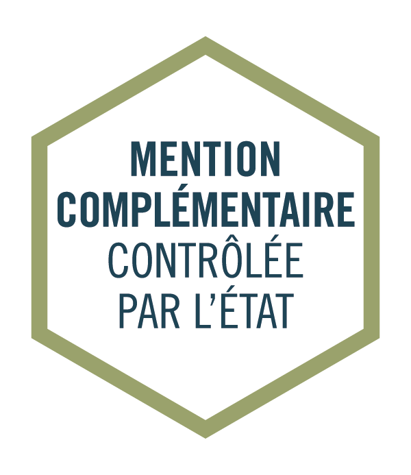 Mention complémentaire contrôlée par l'État