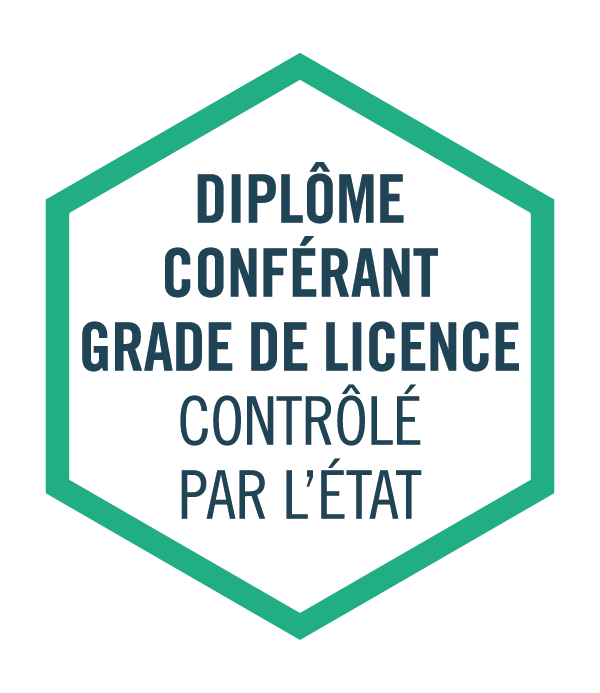 Diplôme conférant grade de licence contrôlé par l'État
