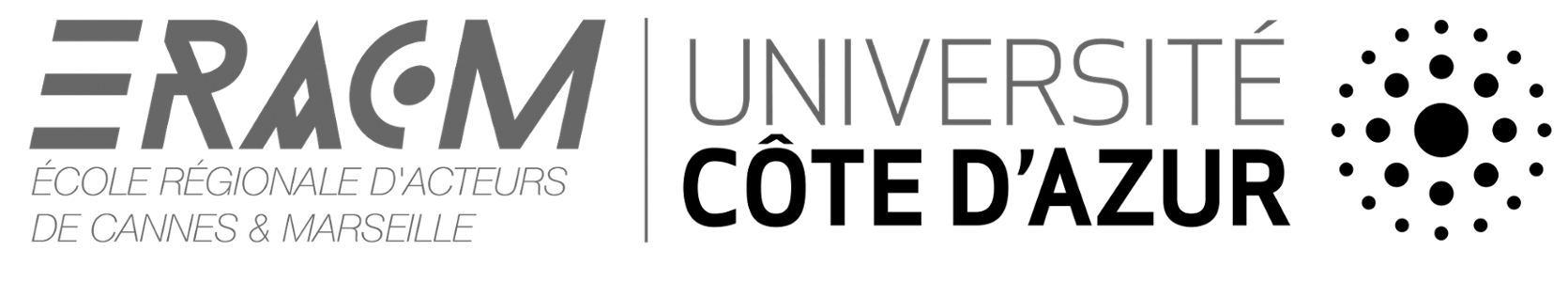 ERACM Université Côte d'Azur noir 