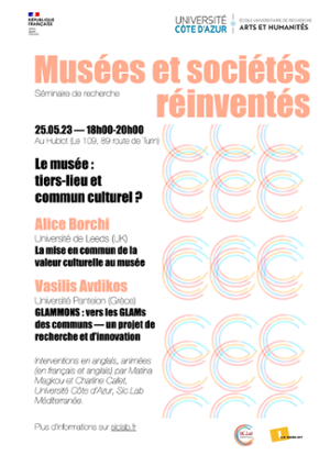 Affiche du séminaire Musées et sociétés réinventées