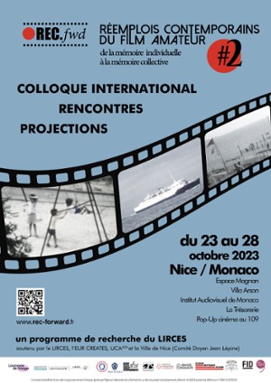 affiche colloque réemplois contemporains du film amateur