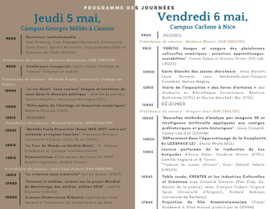 Programme JOUTHES 2022